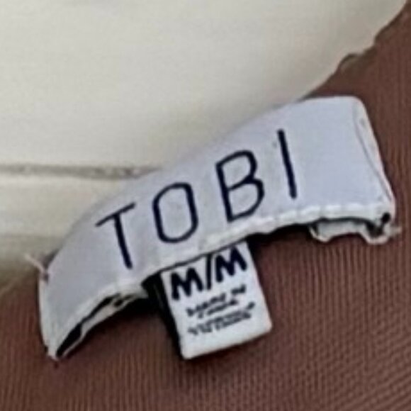 TOBI Bronze Sequined Mini Dress, Medium - Picture 2 of 11